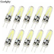 20/10pcs 3W G4 150lm G4 LED Bi-pin Lights 2 leds COB LED Light Warm Cold White led filament bulb for chandelier Bombil AC/DC12V 2024 - buy cheap