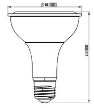 High power 15W COB PAR30/PAR38 E26/E27 LED Lamp warm/cold white for commercial lighting flood light 2024 - buy cheap