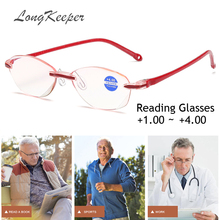 Luxury Rimless Reading Glasses Women Rhinestone Clear Eyeglasses Ladies Presbyopic Eye Glasses +1.0+1.5+2.0+2.5+3.0+3.5+4.0 2024 - buy cheap