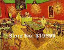 Vincent Van Gogh Oil Painting on linen canvas,The Night Cafe 1888,Museum quality,100% handmade,Free DHL Shipping 2024 - buy cheap