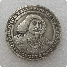 Польша, талар 1637, VLADISLAW IV Gedanensis DANZIG, Супер копия монеты, памятные монеты-копия монеты, магнитные монеты 2024 - купить недорого