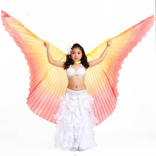 2020 Горячая продажа индийские танцевальные крылья для живота с палочками танцевальные костюмы для живота египетские крылья для детей 2024 - купить недорого
