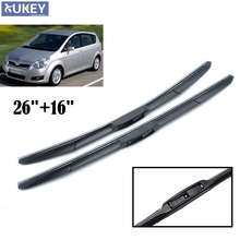 Misima 26 "16" Pára Wiper Blades Para Toyota Corolla Verso 2 Janela Da Frente 2004 2005 2006 2007 2008 2009 Limpador de Parabrisas 2024 - compre barato