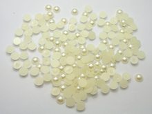 2000 Ivory Half Pearl Gems Flatback Bead 2mm Nail Art Tips +Storage Box 2024 - buy cheap