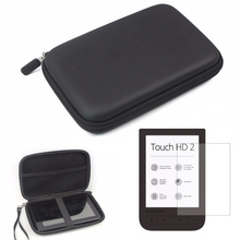 Bolsa de Estuche portátil protectora para viajes al aire libre, Protector de pantalla LCD, película protectora, funda para PocketBook 631 Touch HD 2 2024 - compra barato