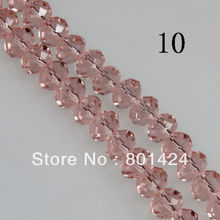 72-1-10 free shipping 5040 AAA Top Quality  cherry pink color loose Crystal Rondelle beads 6mm/8mm/10mm glass beads 2024 - buy cheap