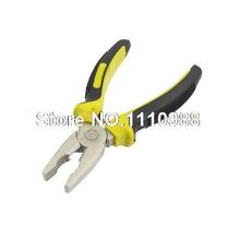 180mm Long Yellow Black Nonslip Handle Nickel Alloy Combination Pliers 2024 - buy cheap