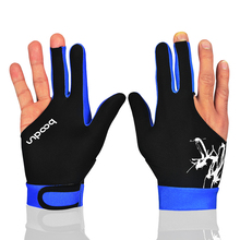 Boodun 1 шт. трёхпальцевые бильярдные перчатки, перчатка для бильярда, снукера, спортивные перчатки для кия для мужчин и женщин, аксессуары для бильярда для левой и правой руки 2024 - купить недорого