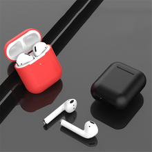 New Durable Dust Proof Anti lost Slim Wireless Earphones Pouch Shockproof TPU Soft Silicone Case For Airpods 2 Protector Cover 2024 - buy cheap