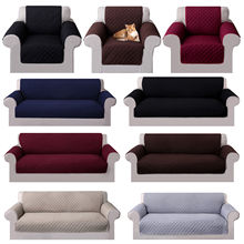 Funda de sofá de color sólido para mascotas, cubierta de sofá lavable, toallero desmontable, con reposabrazos, de un solo para perros/dos/tres/cuatro asientos 2024 - compra barato