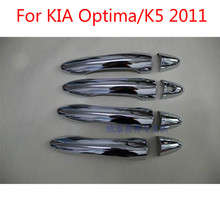 Para kia optima/k5 2011 abs chrome maçaneta da porta capa carro cobre-estilo 2024 - compre barato