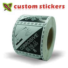 custom stickers print fragile Kraft Paper PVC Vinyl round clear self adhesive label packaging sealing circle logo sticker roll 2024 - buy cheap