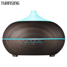 TUANSING 300ml Aroma Essential Oil Diffuser Ultrasonic Cool Mist Whisper-Quite Humidifier with 4 Timer Sets Color Changing Light 2024 - buy cheap