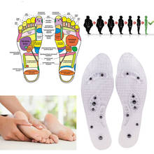 Foot Massage Insoles Magnetic Therapy Insole Transparent Acupressure Slimming Insoles Anti Cellulite Fat Burn Detox Slim Patch 2024 - buy cheap