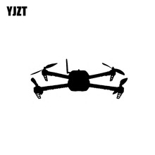 YJZT 12.2CM*5.2CM Vinyl Decal Car Sticker Quadcopter UAV Drone 3D Robotics Black/Silver C3-0167 2024 - buy cheap