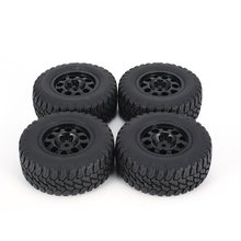 4pcs AUSTAR 110mm Rim Rubber Tyre Wheel Set Spare Parts Accessories for Traxxas Slash 4X4 RC4WD HPI HSP Crawler Car Mode 2024 - buy cheap