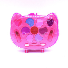 cat Portable Girl's Princess Girl's Washable Makeup Toy NON TOXIC Deluxe Makeup Set Lipstick And Eye Shadow For Kids GIFT 2024 - buy cheap