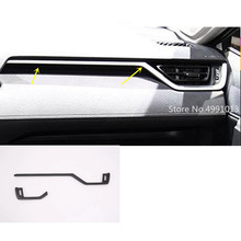 For Toyota RAV4 2019 2020 car styling cover trim Carbon fibre front instrument glove box console air conditioning outlet vent 2024 - buy cheap