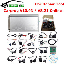 Online Carprog V8.21 With Keygen Full Adapters Car Prog V8.21 / V10.93 For Airbag/Radio/IMMO/ECU Programmer Auto Repair Tool 2024 - buy cheap