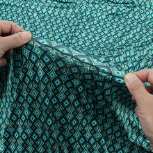Leggings geométricas de tecido spandex alto elástico que faz tecido 60 "de largura por jarda 2024 - compre barato