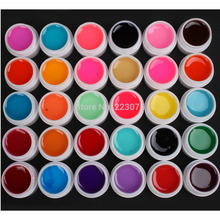 Hot DIY New 30 PCS Mix Colors Glass UV Builder Gel Acrylic Nail Art Set for Nail Art Tip 2024 - buy cheap