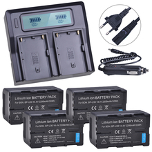 Batería recargable BP-U30 BPU30 BP U30 + cargador rápido doble LCD, 4 Uds., 2200mAh, para Sony XDCAM EX PMW100 PMW150 PMW160 PMW200 2024 - compra barato