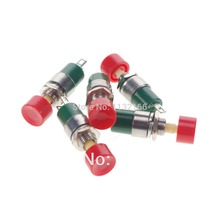 Red  NO 2 Pin SPST 1A 250VAC Momentary 7mm Hole Push Button Switch 2024 - buy cheap