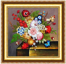 Diy Diamond Painting Flowers Series 30x30 Diamond Embroidery 3D Cross Stitch European Style Needlework Mosaic Home Decorative 2024 - buy cheap