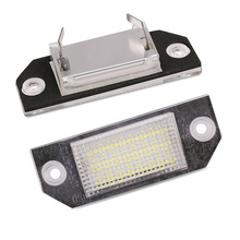 Luces LED blancas para matrícula de coche, lámpara Canbus de 12V para Ford Focus MK2 2003 2004 2005 2006 2007, 2 uds./1 par 2024 - compra barato