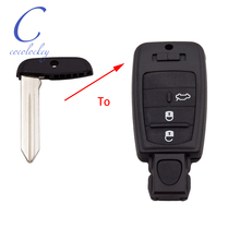 Uncut emergency insert key blade Remote Key Car Key Fob For fiat viaggio smart Key 3 Button 2024 - buy cheap