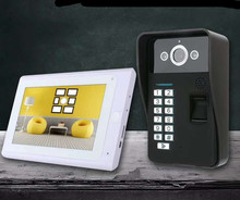 7 Inch TFT Monitor Wired/Wireless WIFI Intercom Video Doorbell 1000TVL Fingerprint  Video Door Phone 2024 - buy cheap
