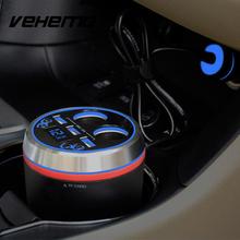 Vehemo 5 В в/3.5A 12-В 24 В Автомобильное зарядное устройство Грузовик чашка Bluetooth чашка зарядное устройство Универсальный Автомобильный fm-передатчик сигарета отверстие 2024 - купить недорого