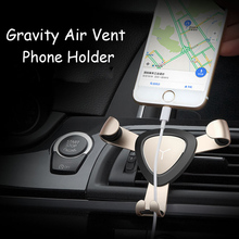 Soporte Universal de teléfono móvil para coche, soporte de ventilación por gravedad, soportes de GPS para teléfono inteligente, accesorio para coche 2024 - compra barato