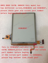 100% новый eink ЖК-дисплей экран ED060XH7 для onyx boox Darwin C67ML электронная книга 1024*758 Бесплатная доставка 2024 - купить недорого
