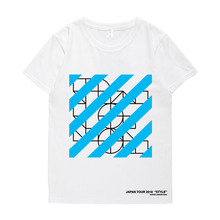 Kpop super junior 2018 футболка с японского концерта с круглым вырезом и короткими рукавами модная свободная футболка унисекс летние футболки для влюбленных 2024 - купить недорого