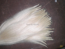 60 PCs Quality White Mongolia Violin Bow hair 32 inches 6 grams each hank 2024 - buy cheap