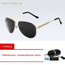 Мужские солнцезащитные очки VEITHDIA, брендовые поляризованные зеркальные линзы для вождения, аксессуары для вождения, солнцезащитные очки для мужчин 2024 - купить недорого