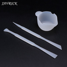 1 Set Mix Cup Silicone Mold Epoxy Resin Tools DIY Jewelry Making Stick Handmade Accessories 2024 - buy cheap