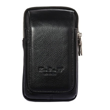 Men Leather Fanny Waist Bag Cell/Mobile Phone Coin Purse Pocket Belt Bum Pouch Pack Vintage Hip Bag High Quality 2024 - купить недорого