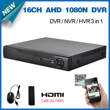 Home 16ch AHD 1080N 720P DVR HDMI 1080P 16channel DVR NVR For security AHD / IP camera onvif CCTV DVR Recorder USB Wifi DVR 2024 - buy cheap