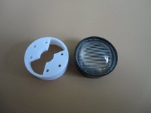 LED lens (with bracket Diameter :24.5MM 70*120 degrees or Diameter :25.5MM 45*110 degrees ) pinstripe convex lens ,1w 3w LENS 2024 - buy cheap