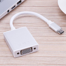 Кабель-адаптер USB C-VGA USB3.0 Тип C-VGA конвертер для нового Macbook 12 дюймов Usb конвертер Usb-c Pd 2024 - купить недорого