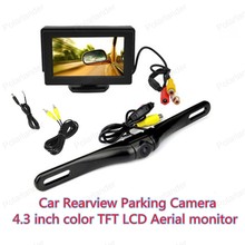 Monitor de visión trasera para coche, cámara de aparcamiento inversa, 4,3 pulgadas, TFT, LCD, FPV, HD 2024 - compra barato