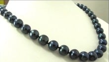 A 9-10MM BLACK TAHITIAN PEARL NECKLACE 17INCH 2024 - buy cheap