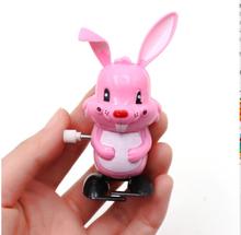iWish 90mm Hot Wind Up Kids Toys Clockwork Bunny Walking Rabbit For Children Cartoon Hares Rabbits Classic Toy Easter Sunday Day 2024 - buy cheap