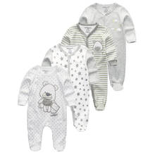 2/3/4Pcs/set baby rompers Cotton roupas menino newborn girl clothes Long Sleeve Overalls Jumpsuit infantis Clothing sets 2024 - buy cheap