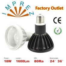 High power White or Black Housing Cree Led Lamp par 38 18W Led Light 90-265v Spotlight  led bulb downlight 2024 - buy cheap