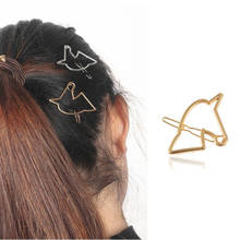 SMJEL Fashion Cute Unicorn Korean Hairpin Women Girls Party Accessories Hair pins Horse Animal Jewelry Barrettes Hair Clips 2024 - buy cheap