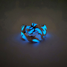 Luminous Dragon Ring for Men Adjustable size Noctilucent Night Light Jewelry Glowing In The Dark Ring 2024 - buy cheap
