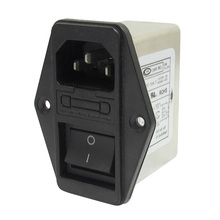 Solder Lug Terminals IEC 320 C14 EMI Filter + Boat Switch + Fuse Holder 2024 - buy cheap